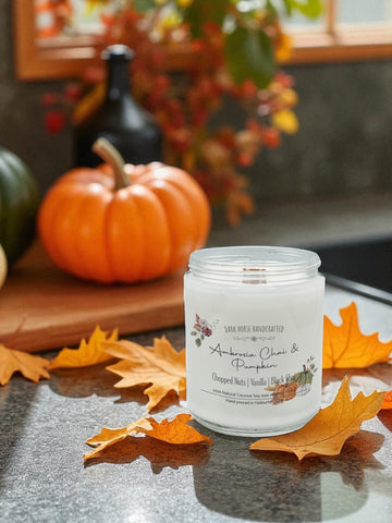 Ambrosia Chai & Pumpkin - Fall, Autumn Coconut Soy Candle
